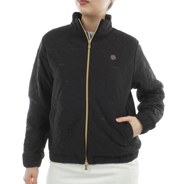 セント・アンドリュース　St ANDREWS　ストレッチ ロゴピンソニック中綿ブルゾン　レディス