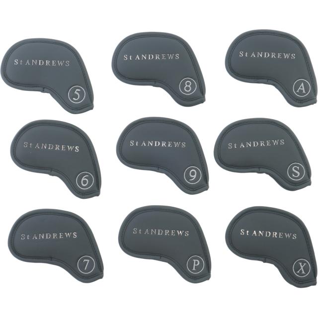 セント・アンドリュース　St ANDREWS　アイアンカバー 9個セット