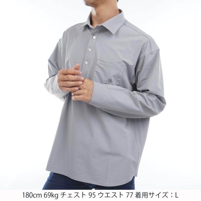 ピン PING オーバー長袖ポロシャツ