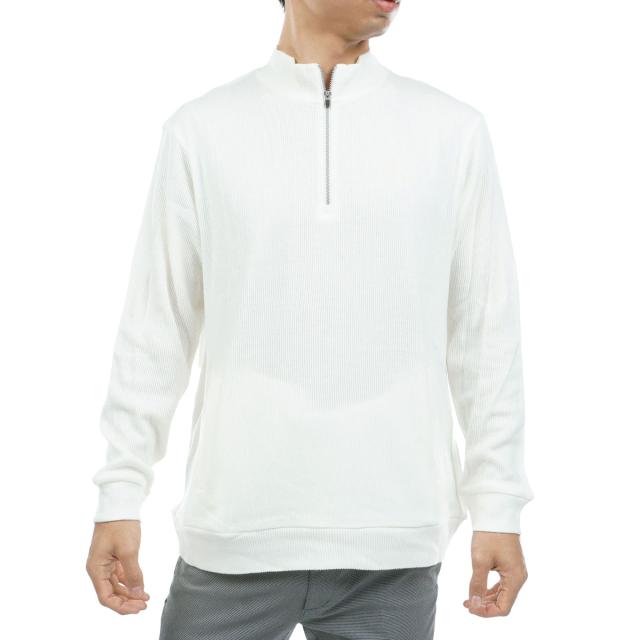 ピン PING 針抜きハーフジップ ハイネック長袖シャツ ピン PING 針抜き