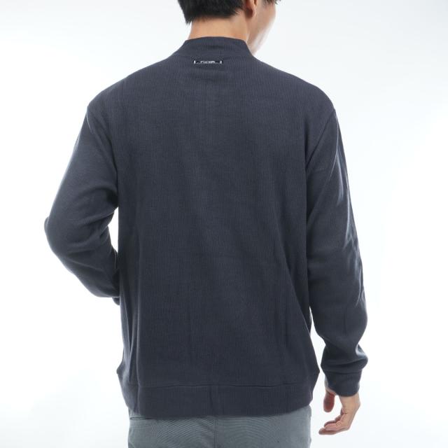 ピン PING 針抜きハーフジップ ハイネック長袖シャツ ピン PING 針抜き