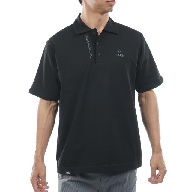 ピン　PING　ニット半袖ポロシャツ