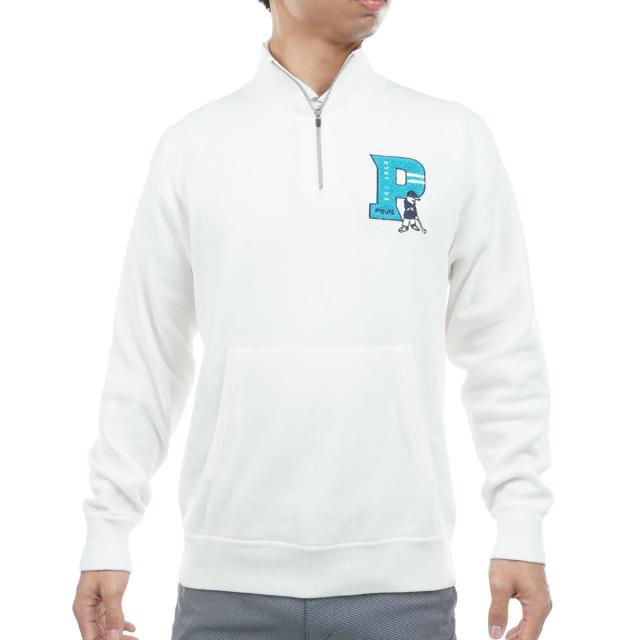 ピン　PING　コットンライク ハーフジップハイネックセーター