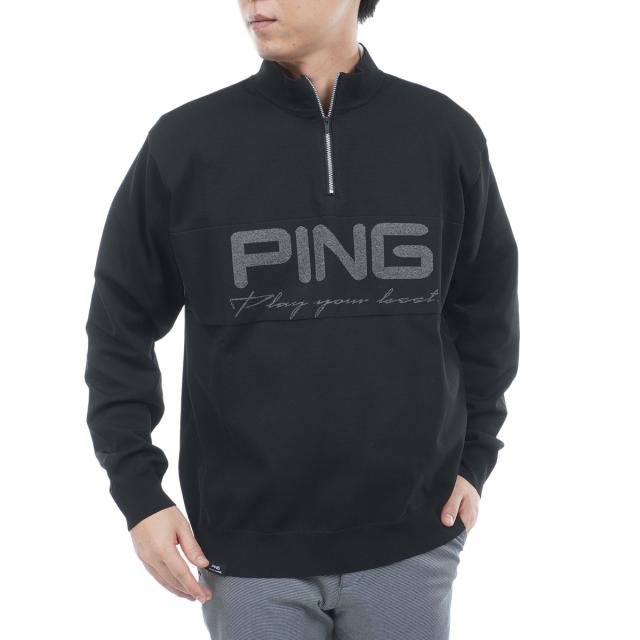ピン PING ハーフジップ ストレッチハイネックセーター ブルゾン