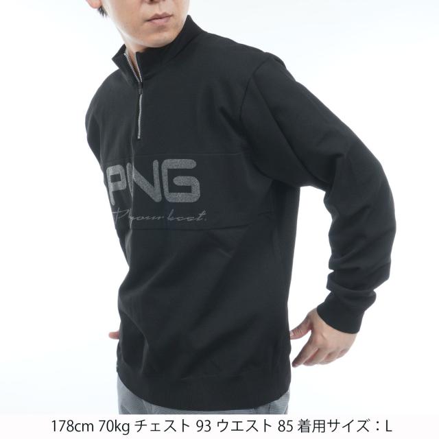 ピン　PING　ハーフジップ ストレッチハイネックセーター_1