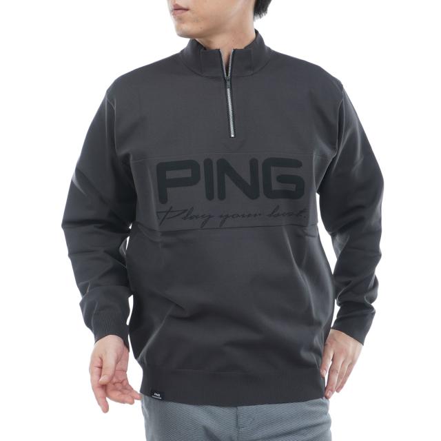 ピン　PING　ハーフジップ ストレッチハイネックセーター_11
