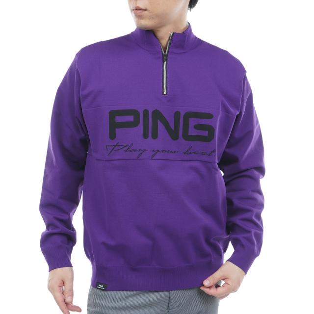 ピン　PING　ハーフジップ ストレッチハイネックセーター_17