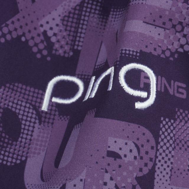 ピン　PING　総柄プリント フーディーブルゾン　レディス_14