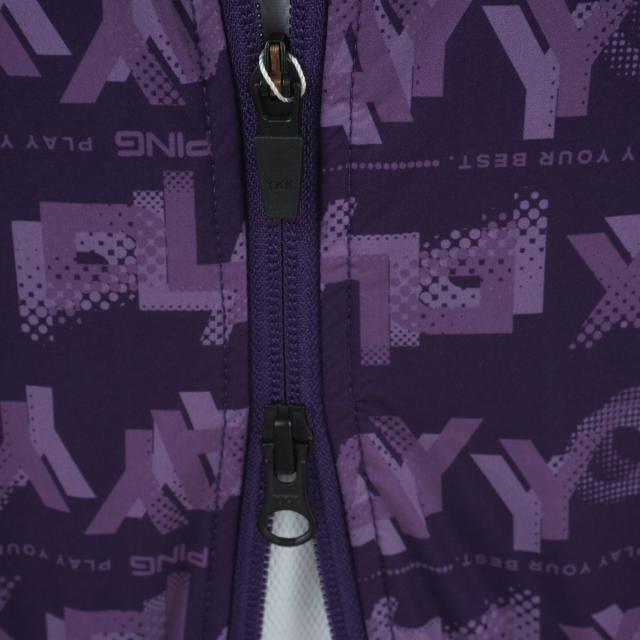 ピン　PING　総柄プリント フーディーブルゾン　レディス_15