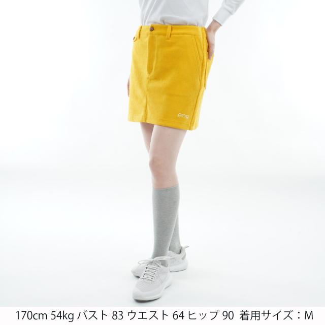 ピン PING ニットコーデュロイ 台形スカート レディスの通販はau PAY