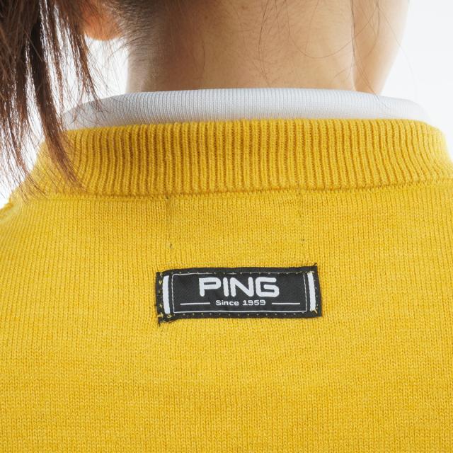 ピン　PING　ウールライク クルーネックセーター　レディス_9