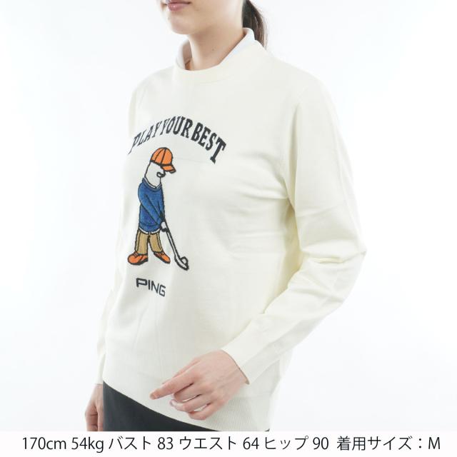 ピン　PING　Mr.PINGジャカード クルーネックセーター　レディス_10