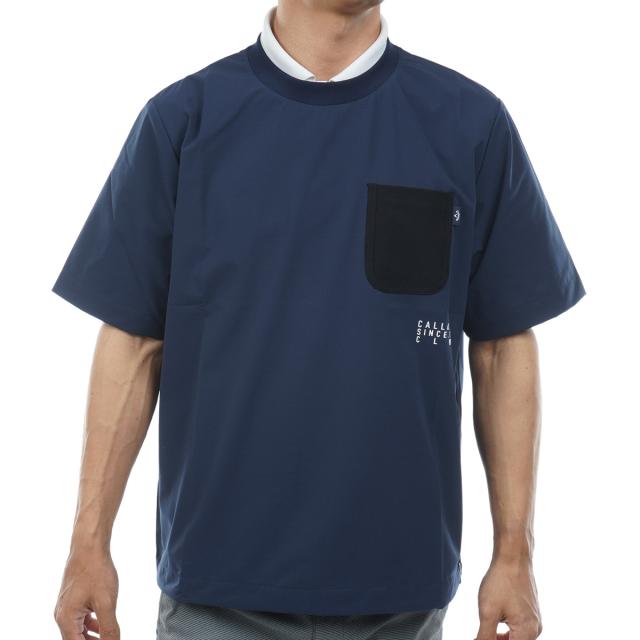 キャロウェイゴルフ　Callaway Golf　ストレッチ半袖プルオーバーブルゾン キャロウェイゴルフ Callaway Golf ストレッチ半袖プルオーバー