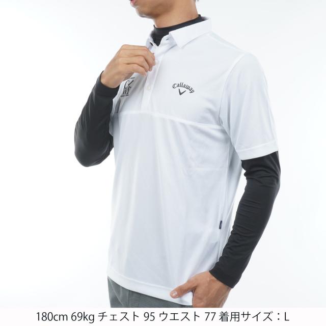 キャロウェイゴルフ　Callaway Golf　インナー付き 半袖ポロシャツセット キャロウェイゴルフ Callaway Golf インナー付き 半袖ポロシャツセット
