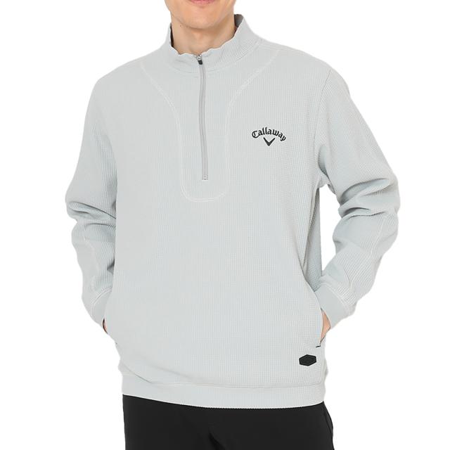 キャロウェイゴルフ　Callaway Golf　ハーフジップモックネック長袖シャツ