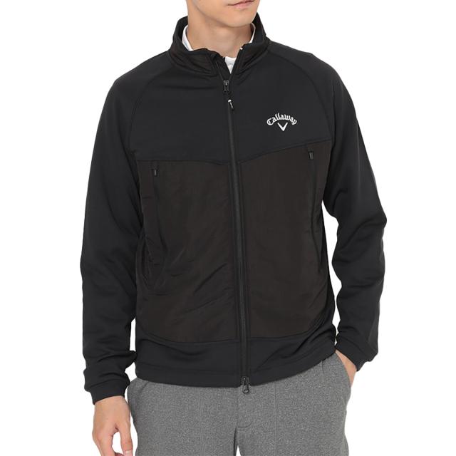 キャロウェイゴルフ　Callaway Golf　裏起毛 フルジップスウェットブルゾン