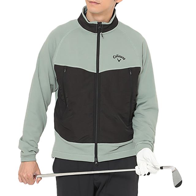 キャロウェイゴルフ Callaway Golf 裏起毛 フルジップスウェットブルゾン