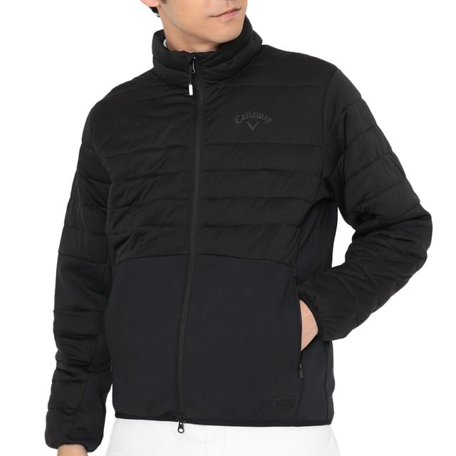 キャロウェイゴルフ　Callaway Golf　ストレッチ 裏起毛 フルジップ中綿スウェット