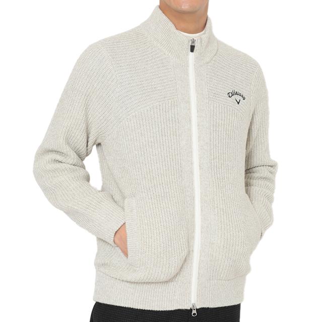 キャロウェイゴルフ　Callaway Golf　裏地付きフルジップセーター キャロウェイゴルフ Callaway Golf 裏地付きフルジップセーター