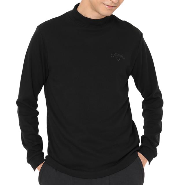 キャロウェイゴルフ　Callaway Golf　裏起毛 長袖モックネックシャツ