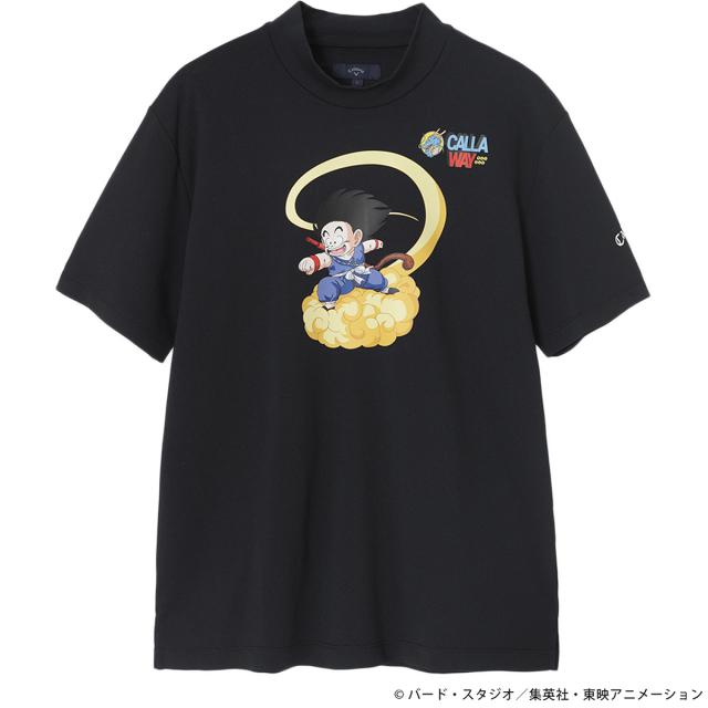 キャロウェイゴルフ　Callaway Golf　ドラゴンボール／孫悟空プリントモックネック