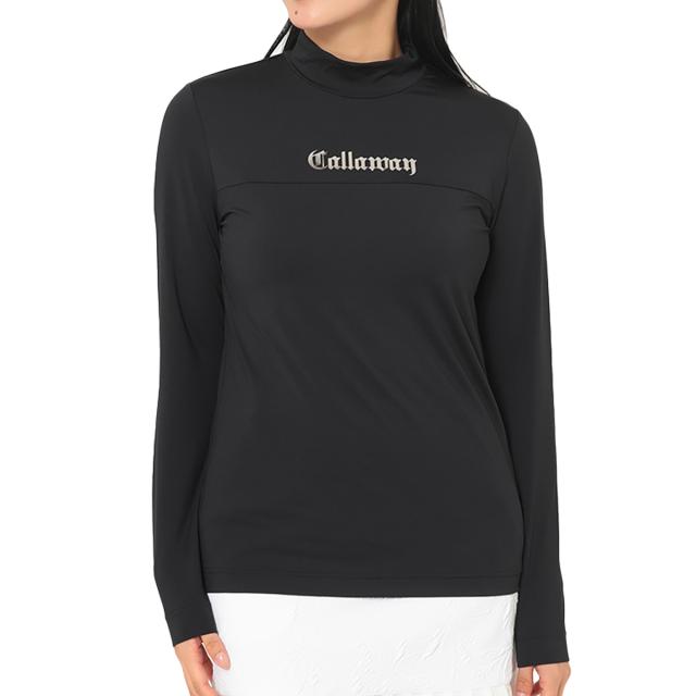 キャロウェイゴルフ　Callaway Golf　ストレッチ モックネック長袖シャツ　レディス