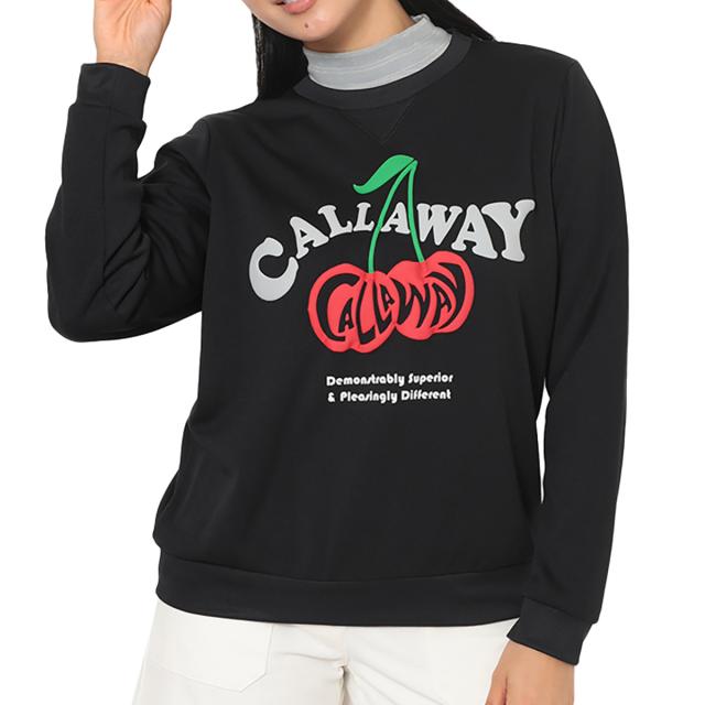 キャロウェイゴルフ　Callaway Golf　プルオーバー クルーネックスウェット　レディス