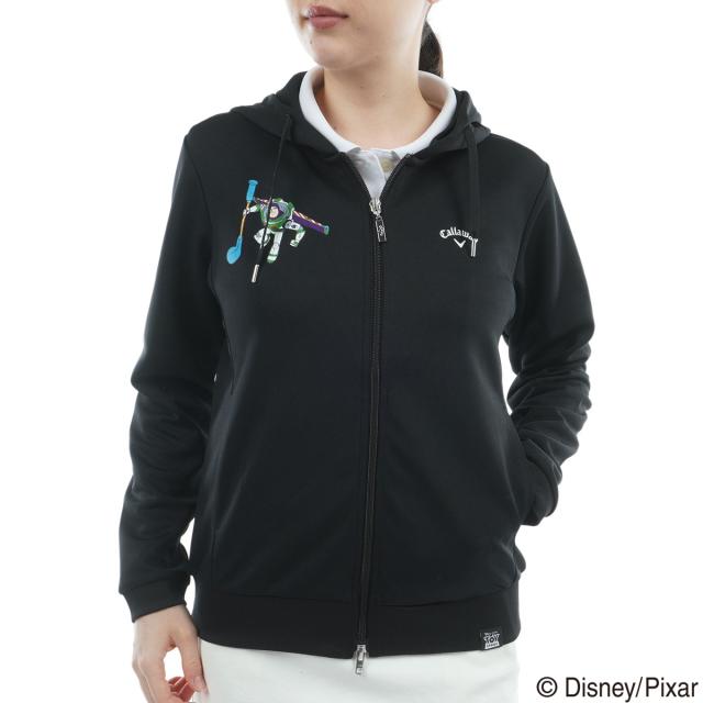 キャロウェイゴルフ　Callaway Golf　トイ・ストーリー／キャロウェイコレクション フルジップスウェットパーカー　レディス