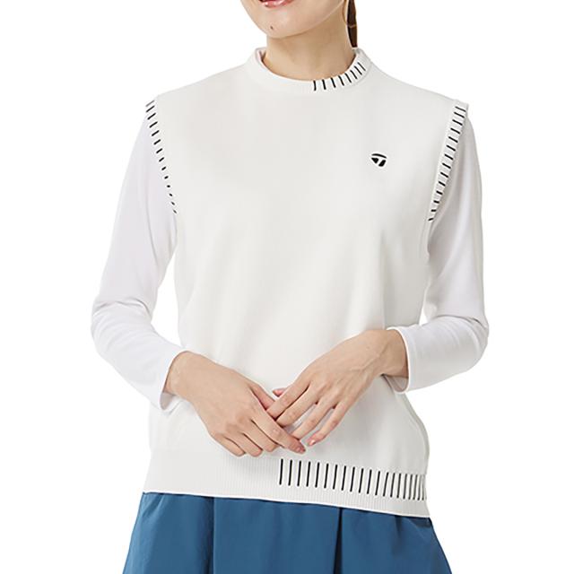 テーラーメイド　Taylor Made　ストレッチ ステッチドクルーベスト　レディス