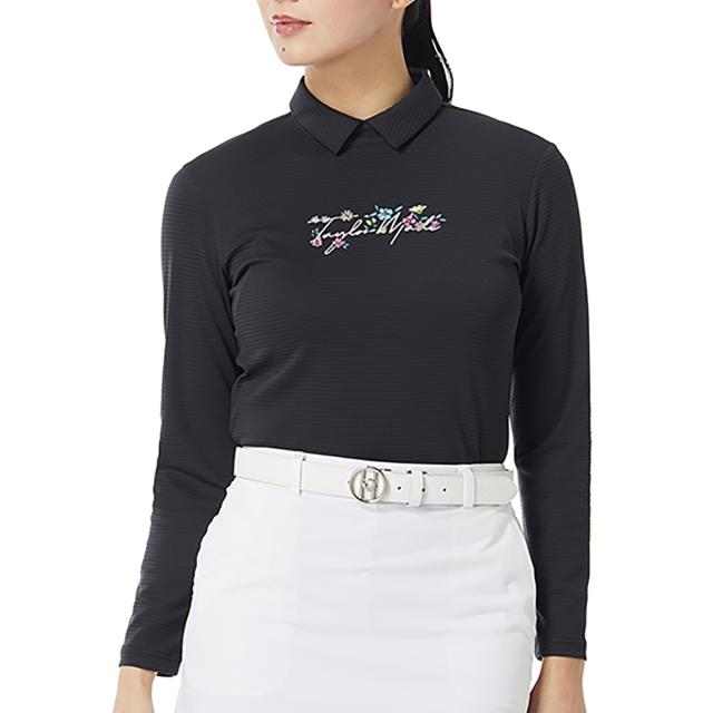 テーラーメイド　Taylor Made　ストレッチ Tコントロール フラワーロゴ長袖シャツ　レディス