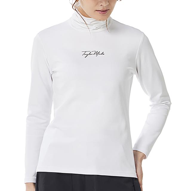 テーラーメイド　Taylor Made　ストレッチ スクリプトロゴ 長袖モックシャツ　レディス