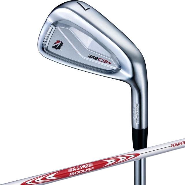 ブリヂストン　BRIDGESTONE GOLF　242CB+ アイアン(5本セット) N.S.PRO MODUS3 TOUR 105／110／115／120　シャフト：N.S.PRO MODUS3 TO…