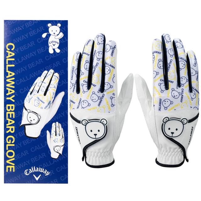 キャロウェイゴルフ　Callaway Golf　BEAR DUAL JM グローブ 両手用 5セット　レディス