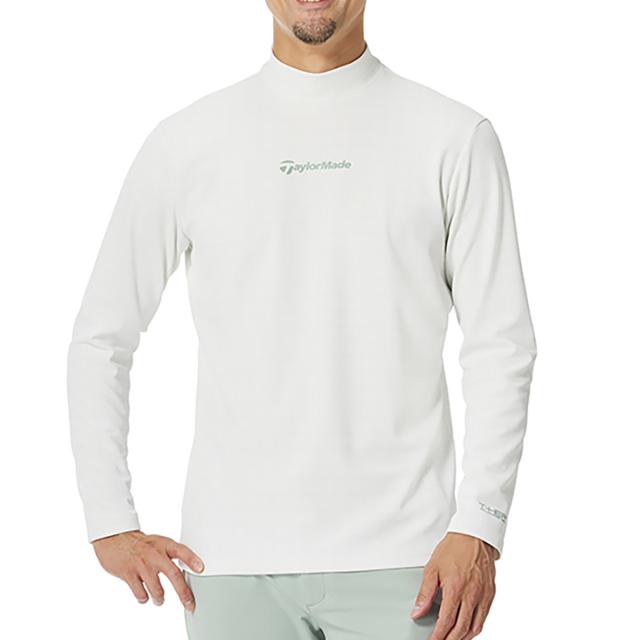 テーラーメイド　Taylor Made　ストレッチ T-HEAT グリッドグラフィック モックネック長袖シャツ