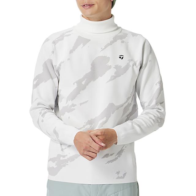 テーラーメイド　Taylor Made　ストレッチ グラフィックタートルネックセーター