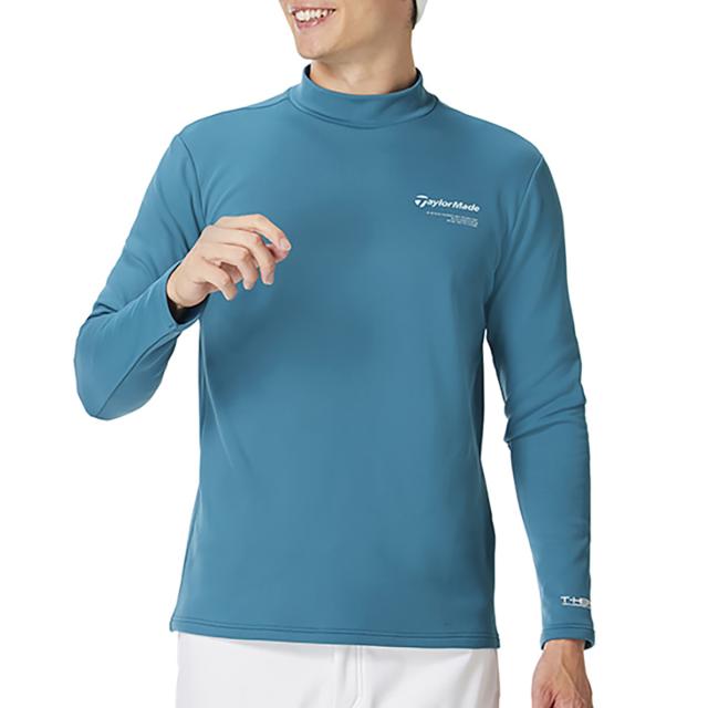 【新品未使用】TaylorMade テーラーメイド バイカラー 長袖シャツ テーラーメイド Taylor Made ストレッチ T-HEAT ブラッシュド モック