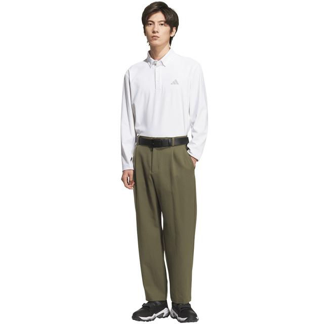 アディダス　Adidas　EXストレッチ アクティブ ワイドクラッシック ワンタックアンクルパンツ_5