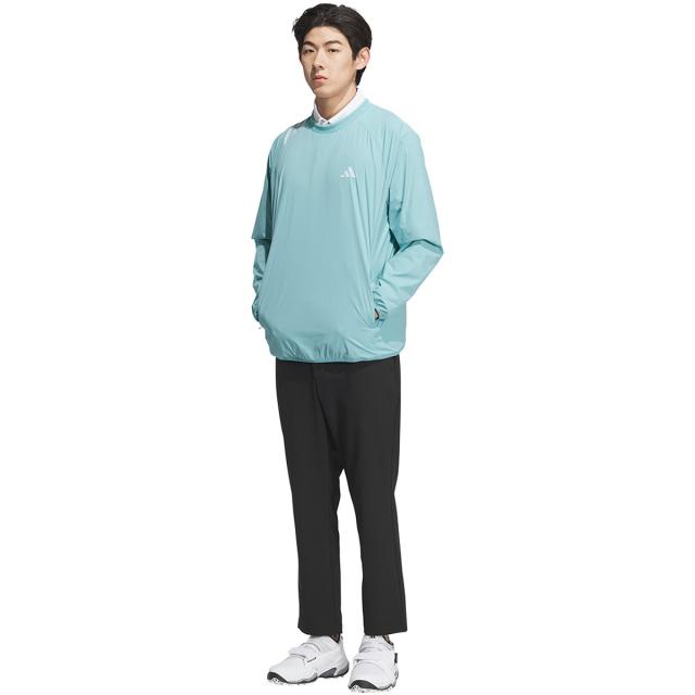 アディダス　Adidas　ストレッチ スリーストライプス プルオーバーウインドジャケット_5