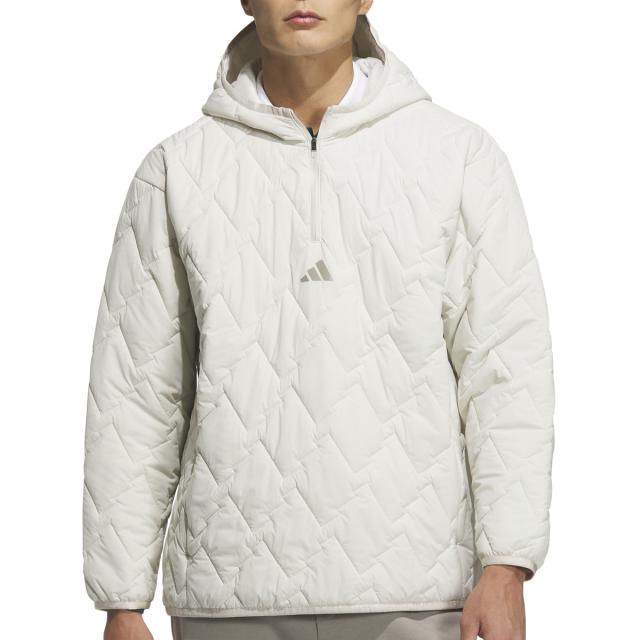 アディダス　Adidas　ビヨンド ザ コース キルト ハーフジップ フーディージャケット