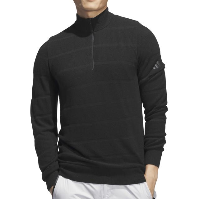 アディダス　Adidas　ストレッチ アディゼロ ハーフジップセーター