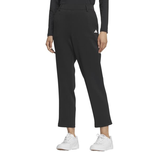 アディダス　Adidas　ストレッチ 段ボールニット アンクルパンツ　レディス