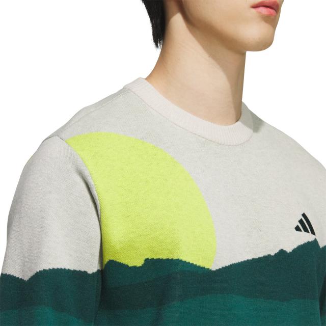 アディダス　Adidas　グラフィック クルーネックセーター_3