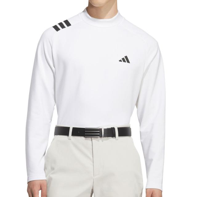 アディダス　Adidas　ストレッチ COLD.RDY スリーストライプス モック長袖シャツ