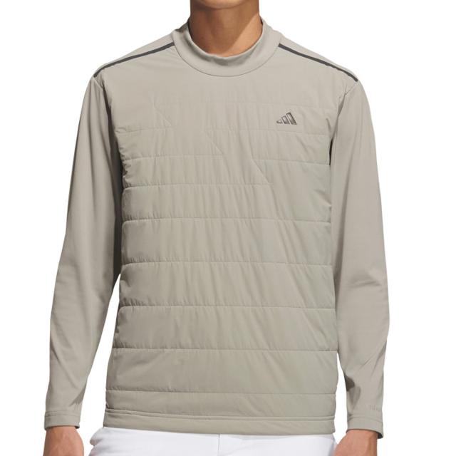 アディダス　Adidas　ストレッチ アディゼロ Frost Guard キルトコンビネーション モックネック長袖シャツ