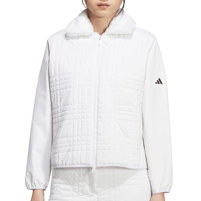 アディダス　Adidas　COLD.RDY デタッチャブルカラー キルトジャケット　レディス