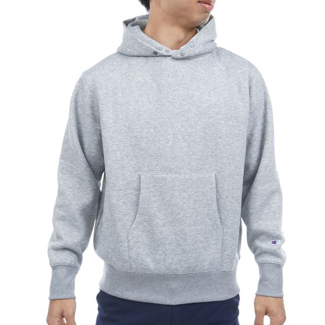 チャンピオンゴルフ　Champion GOLF　ストレッチ 軽量 保温 テックウイーブテリー 裏起毛フーデッドスウェットシャツ