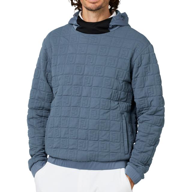 フットジョイ　Foot Joy　ストレッチ ロゴジャカードフーディー