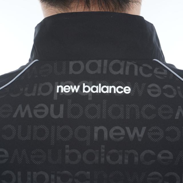 ニューバランス　New Balance　マットタフタ ロゴエンボス×ソリッド フルジップブルゾン ニューバランス New Balance マットタフタ ロゴエンボス×ソリッド