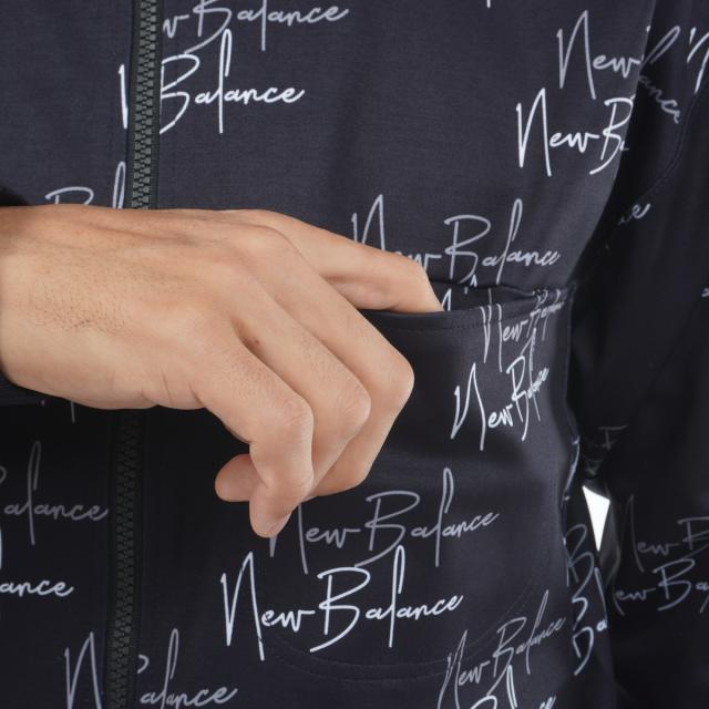 ニューバランス　New Balance　ライトダンボール フルジップスタンドプルオーバー_11