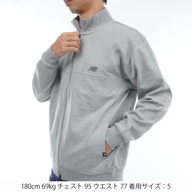 ニューバランス　New Balance　ライトダンボール フルジップスタンドプルオーバー_15